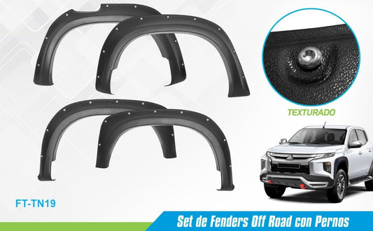 Set de Fenders Off Road con pernos