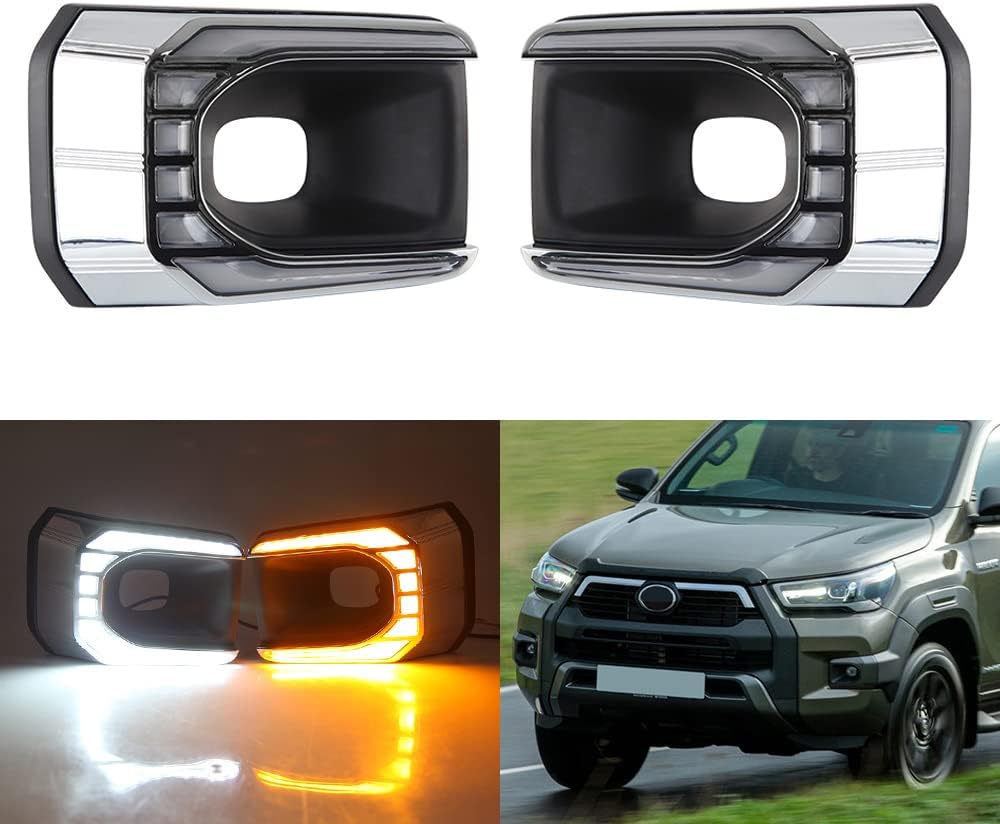 TAPAS LED DUAL HILUX REVO MODELO ROCCO